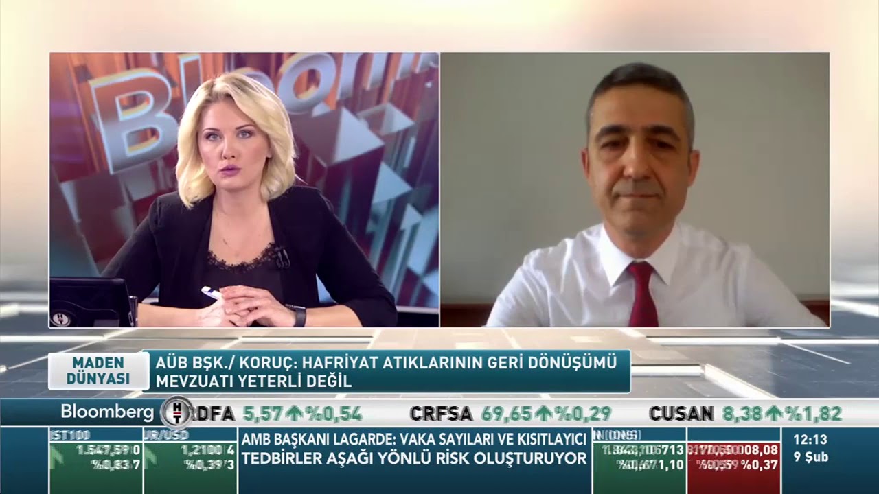 Yönetim Kurulu Başkanımız Sn. Şevket KORUÇ, Maden Dünyası programına katıldı.