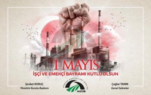 1 MAYIS İŞÇİ VE EMEKÇİ BAYRAMI KUTLU OLSUN