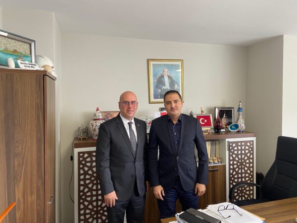 YÖNETİM KURULU BAŞKANIMIZ SAYIN TEMEL YAZ MAPEG AGREGA BAŞKASI SAYIN SERKAN GÖKMENİ ZİYARET ETTİ